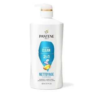 Dầu Gội & Xả Sạch Tóc, Pro-V, 2 in 1 Shampoo & Conditioner, Classic Clean, 27.7 fl oz (820ml) - PANTENE