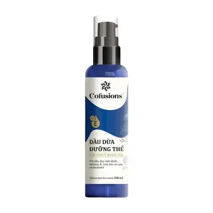 Dầu Dừa Dưỡng Thể, Cofusions, Coconut Body Oil with Vitamin E (130ml) - VIETCOCO
