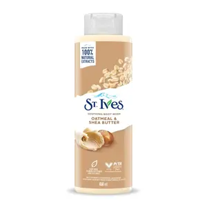 Sữa Tắm Tẩy Tế Bào Da Chết Yến Mạch & Bơ, Exfoliating Body Wash, Oatmeal & Shea Butter (450ml) - ST. IVES