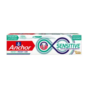 Kem Đánh Răng Giảm Ê Buốt Kèm Bàn Chải, Sensitive Toothpaste, Toothbrush Included (100g) - ANCHOR