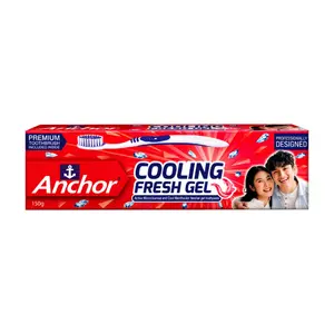 Kem Đánh Răng The Mát Kèm Bàn Chải, Cooling Fresh Gel Toothpaste, Toothbrush Included (150g) - ANCHOR