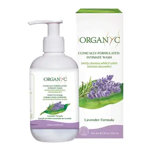 Dung Dịch Vệ Sinh Phụ Nữ Hữu Cơ Hương Hoa Oải Hương, Organic Intimate Wash, Lavender Formula (250ml) - ORGANYC