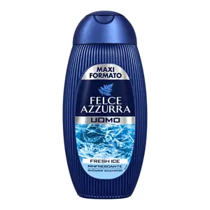Sữa Tắm Gội Toàn Thân Cho Nam, Men Shower Shampoo, Fresh Ice, Rinfrescante (400ml) - FELCE AZZURRA