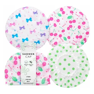 Mũ Trùm Tóc In Hình, Printed Shower Caps, 3 Cái (28cm) - UNCLE BILLS