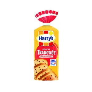 Bánh Mì Hoa Cúc Socola, Brioche Tranchée, Péptites de Chocolat (485g) - HARRYS