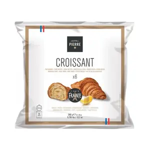 Bánh Sừng Bò Ngàn Lớp, Croissant, 6 Cái, 12.7 oz (360g) - FOURNIL DE PIERRE