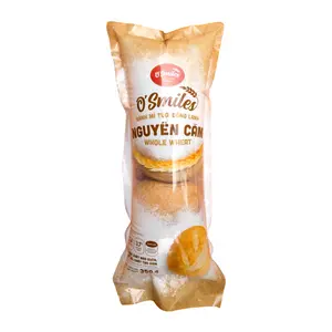 Bánh Mì Tươi Đông Lạnh Nguyên Cám, Frozen WholeWheat Bread, 5 Ổ (350g) - O'SMILES