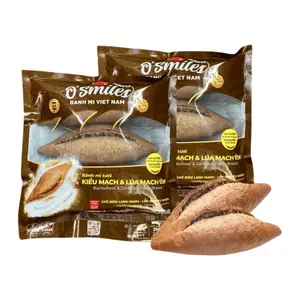 Bánh Mì Tươi Kiều Mạch & Lúa Mạch Đen, Buckwheat & Dark Rye Fresh Bread, 3 Cái, 7.41 oz (210g) - O'SMILES