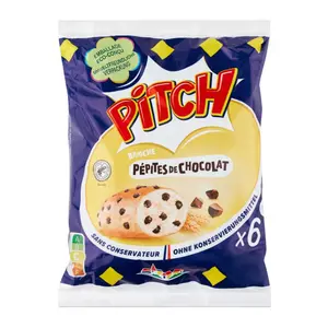 Bánh Mì Ngọt Hạt Socola, Brioche Pépites de Chocolat, 6 Cái (225g) - BRIOCHE PASQUIER