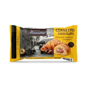 Bánh Croissant Sừng Trâu Nhân Kem Socola, Cornetto Chocolate (50g) - MAESTRO MASSIMO