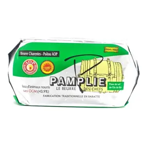 Bơ Mặn, Le Beurre des Chefs Charentes-Poitou AOP, Salted Butter (250g) - PAMPLIE