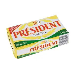 Bơ Mặn, French Butter, Demi-Sel Salted (200g) - PRESIDENT