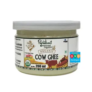 Bơ Ghee Hữu Cơ, Organic Cow Ghee (200ml) - PARLIAMENT SANJEEVANI ORGANICS