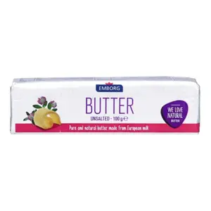 Bơ Lạt, Unsalted Butter, 82% Fat (100g) - EMBORG