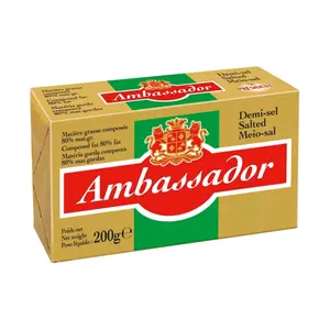 Bơ Mặn, Ambassador, Demi-Sel Salted Butter, 80% Fat (200g) - PRESIDENT