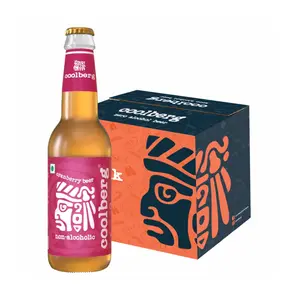 Bia Không Cồn Vị Nam Việt Quất, Cranberry Beer, Non-Alcoholic (330ml) - COOLBERG