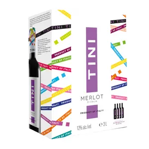 Rượu Vang Đỏ, Merlot D`Italia, 12% (3L) - TINI