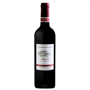 Rượu Vang Đỏ, Merlot Pays d`Oc 2020, Souple Fruité, 13% (75cl) - LA CROIX DU PIN