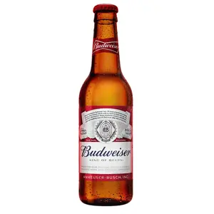 Bia Budweiser Chai Thủy Tinh, Lager Beer, Glass Bottle, 5% (330ml) - BUDWEISER