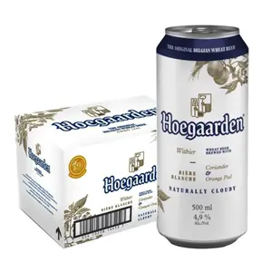 Bia Hoegaarden Rau Mùi & Vỏ Cam, Biere Blanche, Wheat Beer Brewed with Coriander & Orange Peel, 4.9% (500ml) - HOEGAARDEN