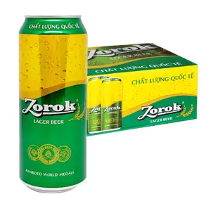 Bia Zorok, Lager Beer, 5% (500ml) - ZOROK