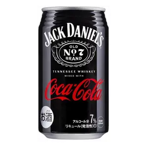 Rượu Pha Với Coca, Jack Daniel`s, Tennessee Whiskey mixed with Coca Cola, 7% (350ml) - COCA COLA