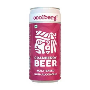 Bia Không Cồn Vị Nam Việt Quất, Cranberry Beer, Malt-Based Non-Alcoholic (300ml) - COOLBERG