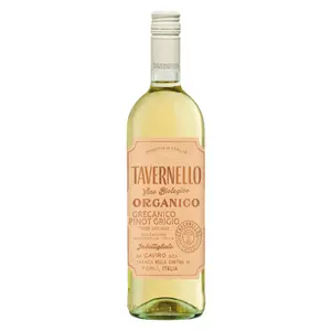 Rượu Vang Trắng Hữu Cơ, Organico Grecanico Pinot Grigio Terre Siciliane 2022, 12% (750ml) - TAVERNELLO