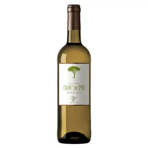 Rượu Vang Trắng, Chateau Clou Du Pin, Bordeaux 2021, 12% (750ml) - DOMAINES FONTANA