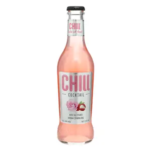 Nước Trái Cây Lên Men Vị Vải & Hoa Hồng, Rose & Lychee Vodka Sparkling, 4% (275ml) - CHILL COCKTAIL
