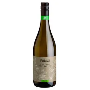 Rượu Vang Trắng Hữu Cơ, Pinot Grigio Terre Siciliane IGT, Organic Wine  2021, 12% (750ml) - VINUVA