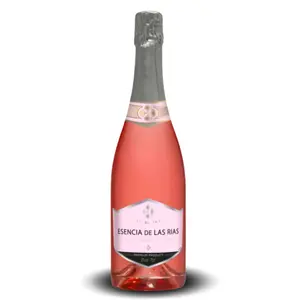 Rượu Vang Sủi Hồng Không Cồn, Non Alcoholic Sparkling Rose, 0% (75cl) - ESENCIA DE LAS RIAS