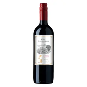 Rượu Vang Đỏ, Cabernet Sauvignon 2021, 12% (750ml) - CASA SUBERCASEAUX