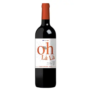 Rượu Vang Không Cồn, Oh Là Là, Cabernet Sauvignon - Merlot, 0% (750ml) - VIGNOBLES MEYRE