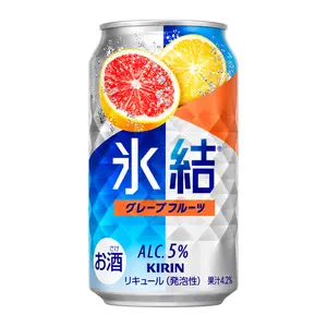 Cocktail Hương Bưởi, Freeze Sparkling, Grapefruit, 5% (350ml) - KIRIN