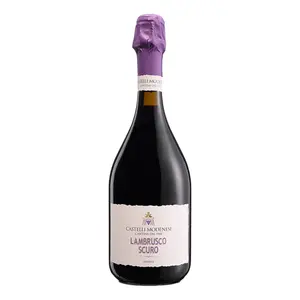 Rượu Vang Nổ, Lambrusco Scuro, Vino Frizzante Rosso Amabile, 8% (750ml) - CASTELLI MODENESI