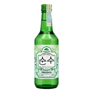 Rượu Soju Nguyên Bản, Original Soju, Zero Sugar, 16.5% (360ml) - SOONSU SOJU