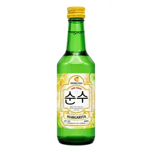 Rượu Soju Margarita, Margarita Soju, Zero Sugar, 12% (360ml) - SOONSU