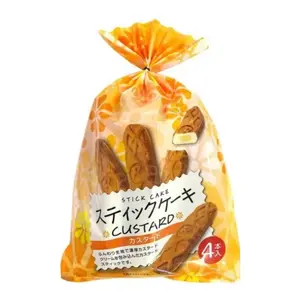 Bánh Bông Lan Que Nhân Trứng Sữa, Stick Cake, Custard, 4 Cái (120g) - LIMA