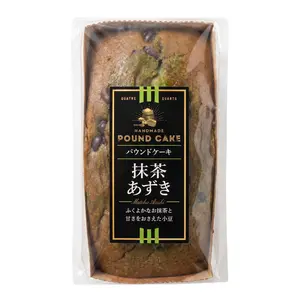 Bánh Bông Lan Trà Xanh Đậu Đỏ, Handmade Pound Cake, Matcha Azuki (180g) - KURIHARAEN
