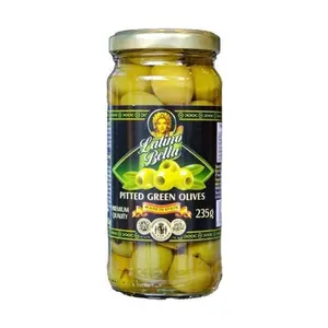 Oliu Xanh Không Hạt, Pitted Green Olives (235g) - LATINO BELLA