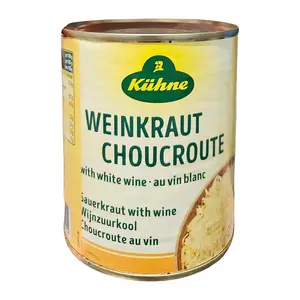 Bắp Cải Muối, Weinkraut Choucroute, with White Wine (810g) - KUEHNE