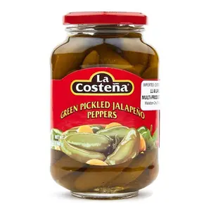 Ớt Trái Ngâm, Whole Jalapeno Peppers, 15.5 oz (440g) - LA COSTENA