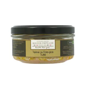 Pate Gan Vịt, Terrine au Foie Gras Truffé (110g) - MAISON PAPILLON