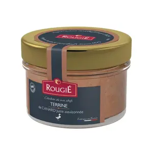 Pate Thịt Vịt, Terrine de Canard Juste Assaisonnee (180g) - ROUGIÉ