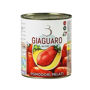 Cà Chua Nguyên Trái Lột Vỏ, Whole Peeled Tomatoes (400g) - GIAGUARO