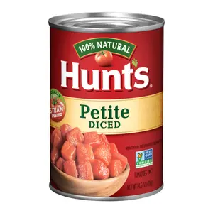 Cà Chua Cắt Hạt Lựu, Petite Diced Tomatoes, 14.5 oz (411g) - HUNT'S