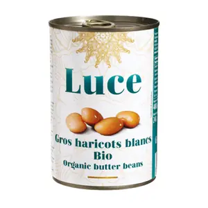 Đậu Trắng Hữu Cơ, Organic Butter Beans (400g) - LUCE