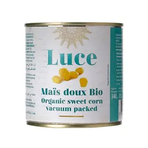 Ngô Ngọt Hữu Cơ, Organic Sweet Corn Vacuum Packed (340g) - LUCE