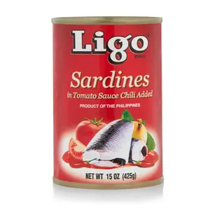 Cá Mòi Sốt Cà Vị Ớt Cay, Sardines in Tomato Sauce Chili Added (155g) - LIGO
